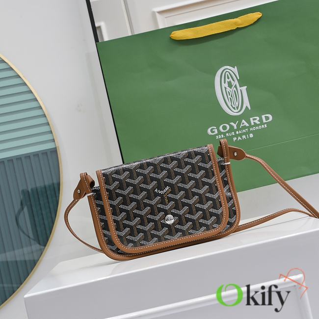 Okify Goyard Plumet Pocket Wallet in Black 20.5x14x2cm - 1