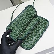 Okify Goyard Plumet Pocket Wallet in Green 20.5x14x2cm - 2