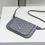 Okify Goyard Plumet Pocket Wallet in Grey Gray 20.5x14x2cm - 2