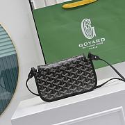 Okify Goyard Plumet Pocket Wallet in full black 20.5x14x2cm - 3