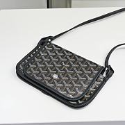 Okify Goyard Plumet Pocket Wallet in full black 20.5x14x2cm - 2