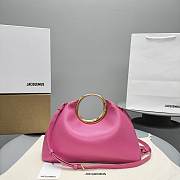 Okify Jacquemus Le Petit Calino Large Pink Bag 33x14x25cm  - 1