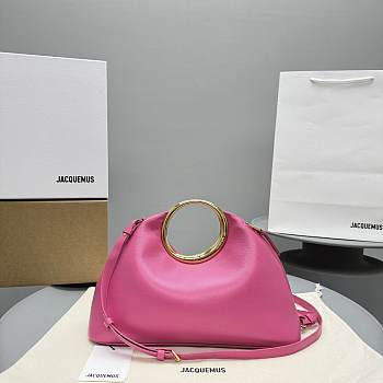 Okify Jacquemus Le Petit Calino Large Pink Bag 33x14x25cm 