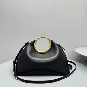 Okify Jacquemus Le Petit Calino Large Black Bag 33x14x25cm 