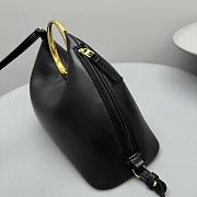 Okify Jacquemus Le Petit Calino Large Black Bag 33x14x25cm  - 3