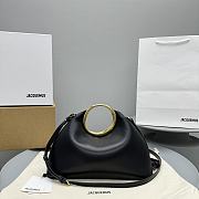 Okify Jacquemus Le Petit Calino Large Black Bag 33x14x25cm  - 2