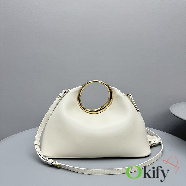 Okify Jacquemus Le Petit Calino Large White Bag 33x14x25cm  - 1