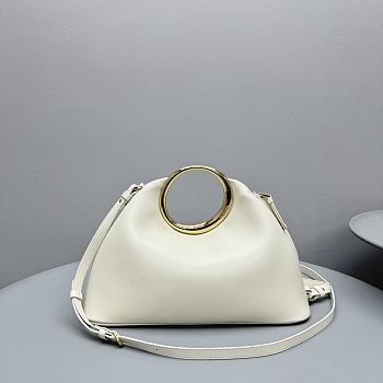 Okify Jacquemus Le Petit Calino Large White Bag 33x14x25cm 