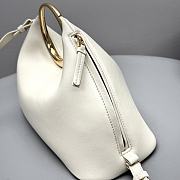 Okify Jacquemus Le Petit Calino Large White Bag 33x14x25cm  - 3