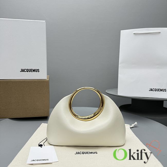 Okify Jacquemus Le Petit Calino Small White Bag 24x9.5x20cm  - 1