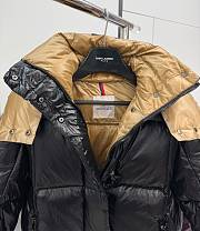 Okify Moncler Black And Brown Down Jacket - 2