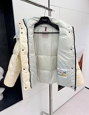 Okify Moncler White And Gray Grey Down Jacket - 4