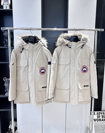 Okify Canada Goose White Down Jacket XS-2XL