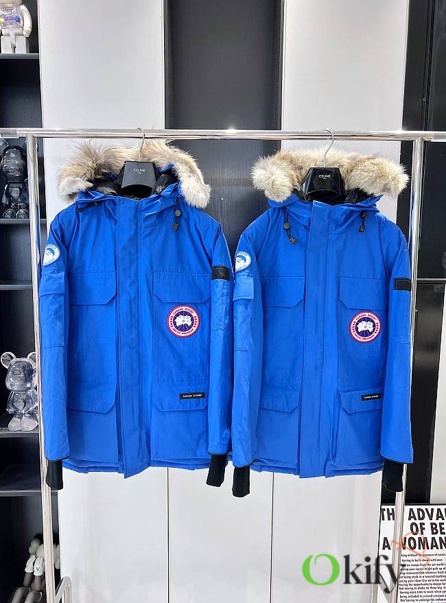 Okify Canada Goose Blue Down Jacket XS-2XL - 1