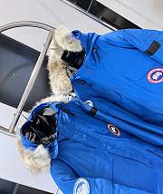 Okify Canada Goose Blue Down Jacket XS-2XL - 4