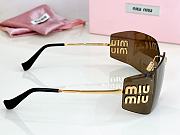 Okify MiuMiu Golden Tea Lense Glasses  - 4