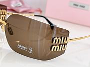 Okify MiuMiu Golden Tea Lense Glasses  - 2