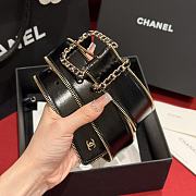 Okify Chanel Black Gold Zipper Belt 48mm - 2