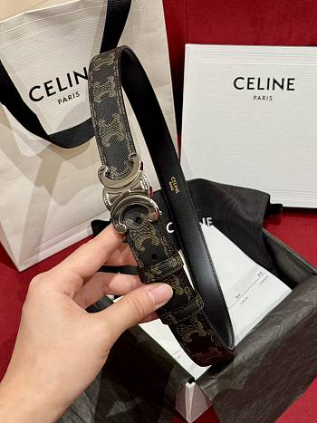 Okify Celine Arc de Triomphe Black Belt 25mm