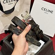 Okify Celine Arc de Triomphe Black Belt 25mm - 3