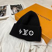 Okify Louis Vuitton Black Wool Beanie  - 1