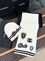 Okify Chanel White Medal Scarf  - 1