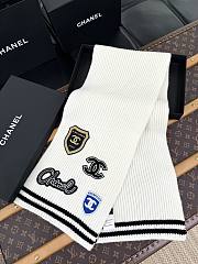 Okify Chanel White Medal Scarf  - 3