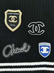 Okify Chanel Black Medal Scarf  - 3