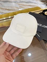 Okify Dolce & Gabbana White Cap 18956 - 1