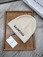 Okify Balenciaga Beige Beanie  - 4