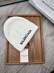 Okify Balenciaga White Beanie  - 5