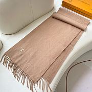 Okify Louis Vuitton cashmere scarf 180x32cm 18969 - 3