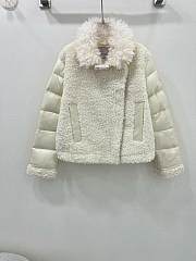 Okify Moncler White Down Jacket SML 18973 - 1