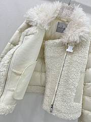 Okify Moncler White Down Jacket SML 18973 - 3