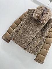 Okify Moncler Brown Down Jacket SML 18974 - 2