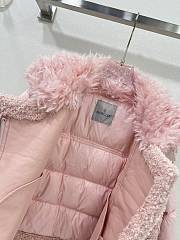 Okify Moncler Pink Down Jacket SML 18975 - 3