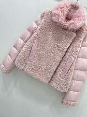 Okify Moncler Pink Down Jacket SML 18975 - 2