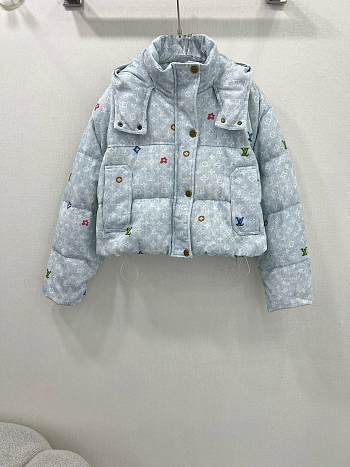 Okify Louis Vuitton Blue Sky Down Jacket SML