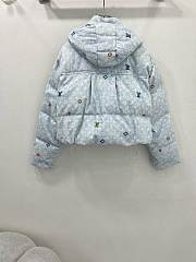 Okify Louis Vuitton Blue Sky Down Jacket SML - 4