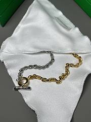 Okify Bottega Veneta Gold And Silver Necklace  - 3