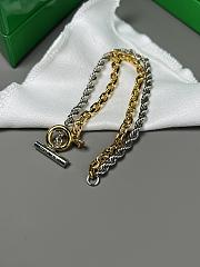 Okify Bottega Veneta Gold And Silver Necklace  - 2