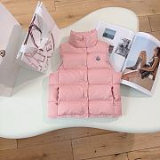 Okify Moncler Badia Pink Down Gilet  - 1