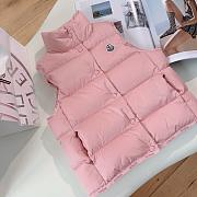 Okify Moncler Badia Pink Down Gilet  - 4