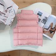 Okify Moncler Badia Pink Down Gilet  - 3