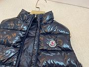 Okify Moncler Black Shiny Down Gilet 110-160cm - 4