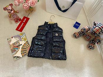 Okify Moncler Black Shiny Down Gilet 110-160cm