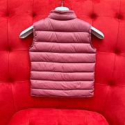 Okify Moncler Longue Saison Red Down Gilet 100-180cm - 4