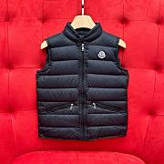 Okify Moncler Longue Saison Black Down Gilet 100-180cm - 1