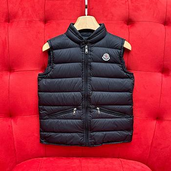 Okify Moncler Longue Saison Black Down Gilet 100-180cm