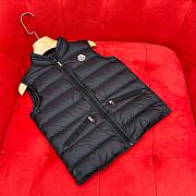 Okify Moncler Longue Saison Black Down Gilet 100-180cm - 3